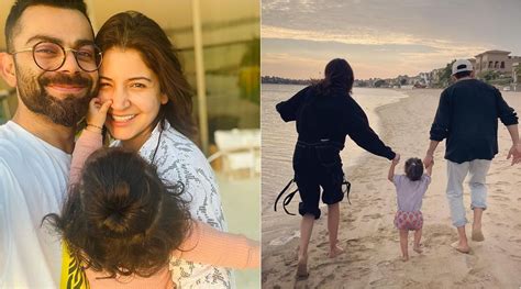 Virat Kohli-Anushka Sharma hold daughter Vamika’s hands in a stunning photo from vacation ...