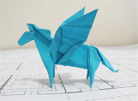 Origami Pegasus by alejandro-delafuente on DeviantArt