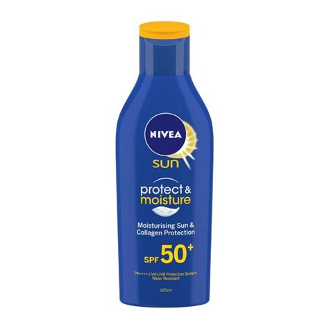 Buy NIVEA Sun Moisturising Lotion SPF 50 125ml online at purplle.com.