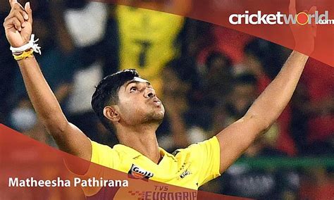 Cricket World Player of the Week - Matheesha Pathirana