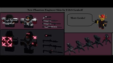 New Phantom Engineer Skin Leak In Roblox Tower Defense Simulator - YouTube