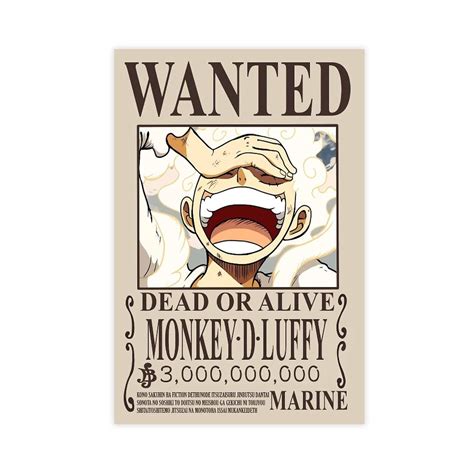 Straw Hat Luffy Wanted Poster