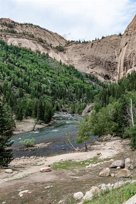 Landscape of Keketuohai Scenic Spot in Xinjiang Stock Photo - Image of ...