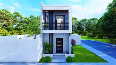 Incredibly Beautiful Two-Story Modern Small House Floor Plan - YouTube