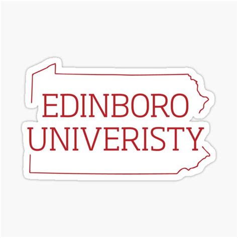 Edinboro University Stickers | Redbubble