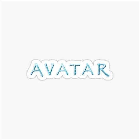 "james cameron logo avatar" Sticker for Sale by daviide | Redbubble