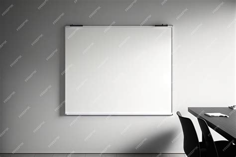 Premium AI Image | Whiteboard conference room wall Copy space