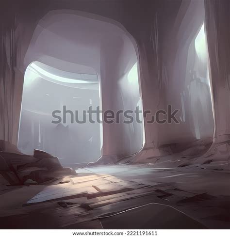 Sci Fi Room Concept Art Idea Stock Illustration 2221191611 | Shutterstock