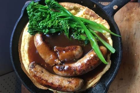 Giant Yorkshire Pudding with Bangers and Gravy recipe | Australia's ...