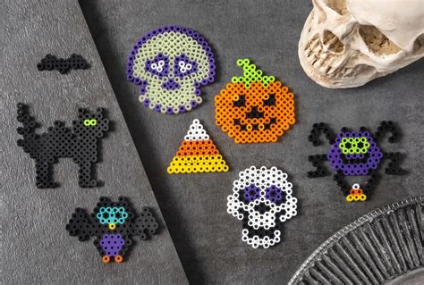 Halloween Perler Beads (50+ Free Patterns!) - Artshow24