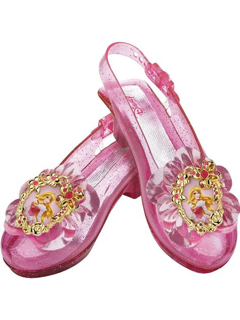 Disney Princess Aurora Sparkle Shoes Halloween Costume Accessory ...