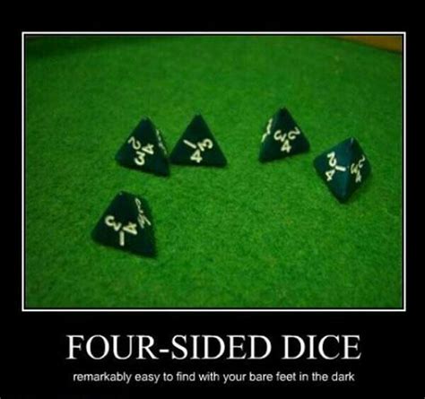 Four-sided Dice by Vader13Bonnie12 on DeviantArt