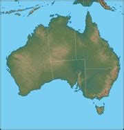 Australia Map and Satellite Image