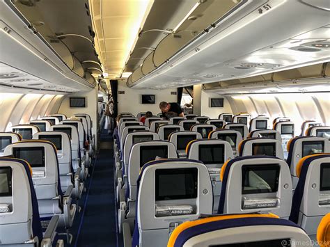 Lufthansa A340 Economy Class, Los Angeles to Frankfurt