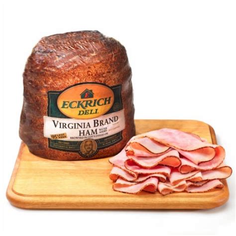 Grab & Go Eckrich Deli Virginia Baked Ham Fresh Sliced Deli Meat, 0.75 ...