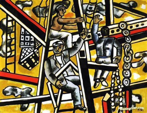 Construction Workers Artwork By Fernand Léger Oil Painting & Art Prints ...