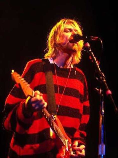 Kurt Cobain Red And Black Stripe Sweater | NY Jacket