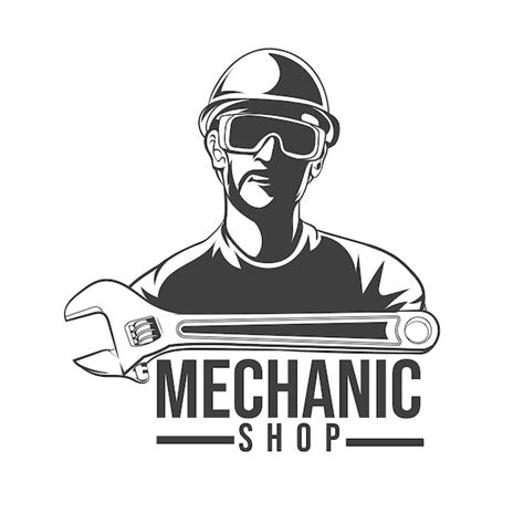 Premium Vector | Mechanic services auto repair logo design template