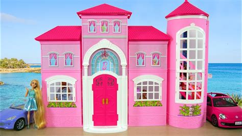 Barbie Malibu House Unboxing & Setup! Pink Dollhouse Ru... | Doovi