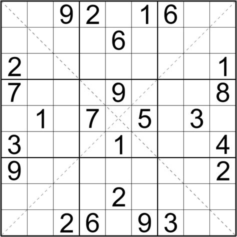 Sudoku Mania: Diagonal Sudoku 2013 - 3