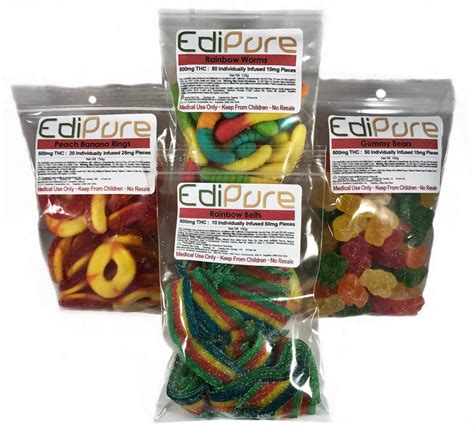 EdiPure Edible Candy (500mg THC – 4 flavors) | Bud Man OC