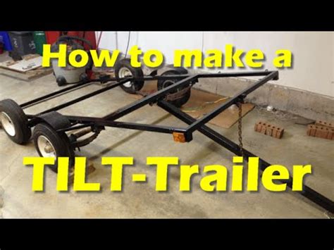 Making a DIY TILT-Trailer (Part 2) - YouTube