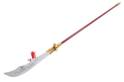 Halberd HaoYue Dragon - Gold/red, Stainless Steel - DragonSports.eu