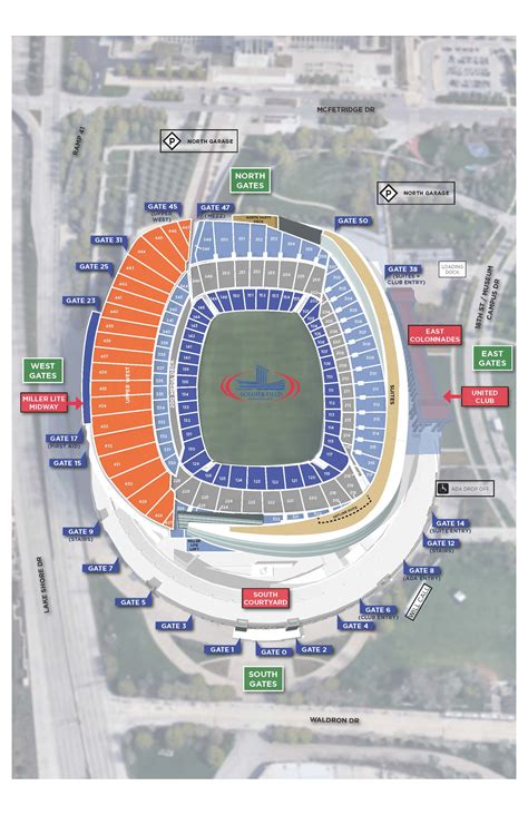 Chicago Bears Seating Chart With Seat Numbers | Awesome Home