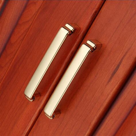 128mm 96mm 64mm modern simple fashion furniture handles gold drawer ...