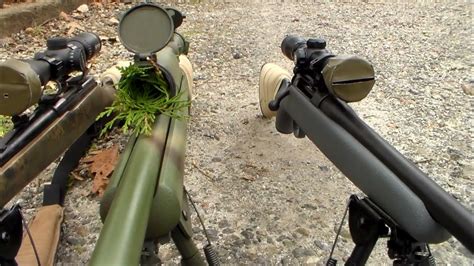 Sniper Rifle...How to hide the glare off your glass on your scope for cheap or free. - YouTube