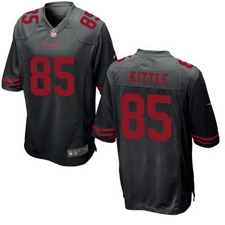 Men's 2017 NFL Draft San Francisco 49ers #85 George Kittle Scarlet Red ...