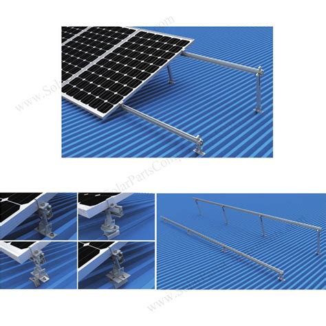 Adjustable Tilt Solar Mounting for metal, sandwich roof top