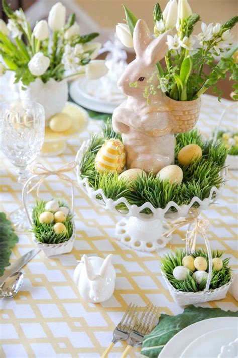 Easter Table Decorations & Place Setting Ideas! | Pizzazzerie