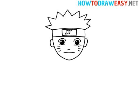 How to Draw Naruto Face | Naruto drawings, Elementary drawing, Drawing tutorial easy