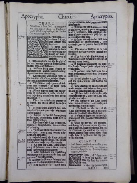 ** $ 29.00 ** 1611 KING JAMES BIBLE LEAVES * THE APOCRYPHA * 1640 – 316 ...