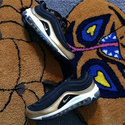 Nike Nike Air Max 97 Black Metallic Gold 2019 | Grailed