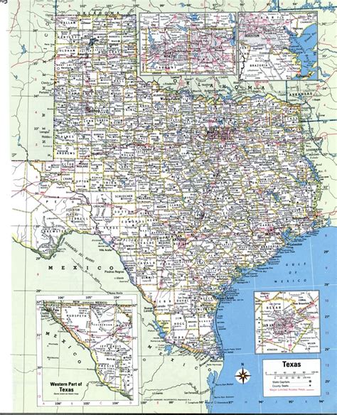 State And County Maps Of Texas - South Texas Cities Map - Printable Maps