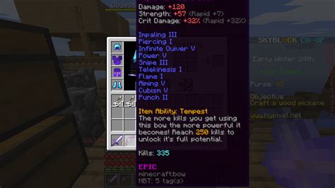 Maxed Hurricane Bow Enchants | Hypixel Forums