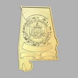 Alabama State Trooper Badge STL Format 3d CNC Digital File Download Not a Physical Item - Etsy