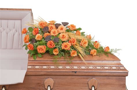 Fall Splendor Casket Spray TMF-701 in Glendale, AZ | The Tulip Tree, Inc.