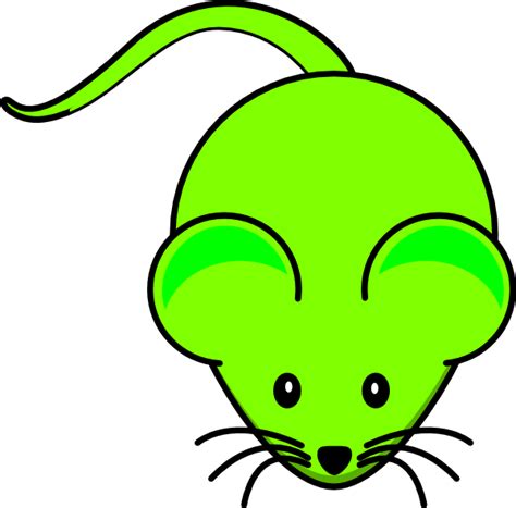 Green Mouse Clip Art at Clker.com - vector clip art online, royalty free & public domain