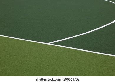 Detail Markings On Synthetic Hockey Field Stock Photo 290663702 ...