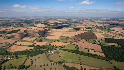 site of the Battle of Bosworth Field from the air | aerial photographs ...