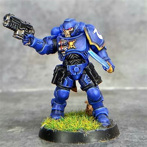 Warhammer 40k Ultramarines Primaris Reiver painted | Etsy