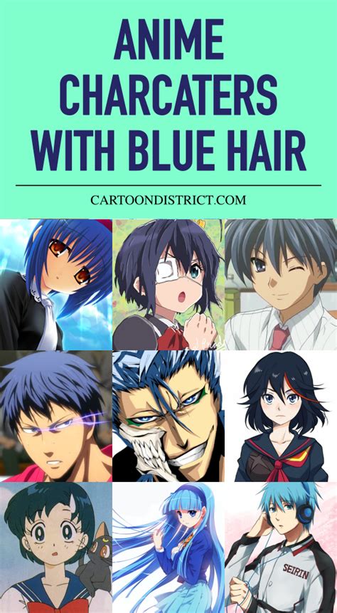 Cool Blue Hair Anime Characters : What would anime be like without ...