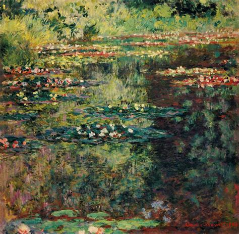 Seerosenteich. - Claude Monet als Kunstdruck oder Gemälde.