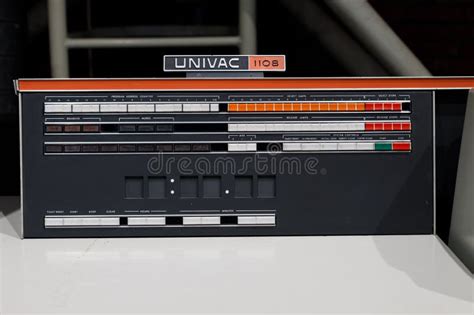 Close-up UNIVAC 1108 Old Computer, Multi Processor System Editorial Image - Image of data ...