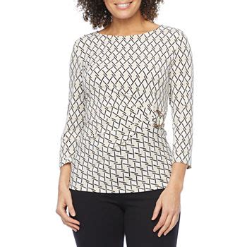 3/4 Sleeve Blouses Tops for Women - JCPenney