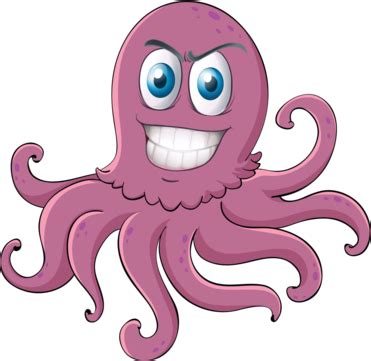 An Octopus Living Vector Clip Art Vector, Living, Vector, Clip Art PNG and Vector with ...