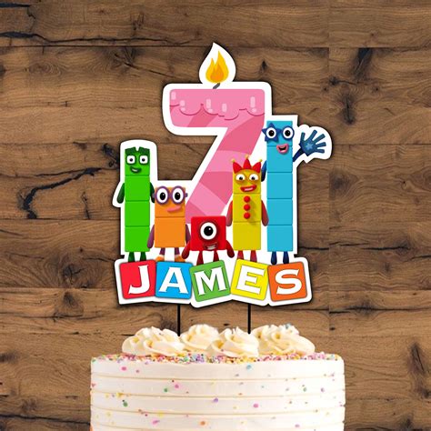 Numberblocks Cup Cake Toppers Numberblock Birthday Party Etsy Images ...